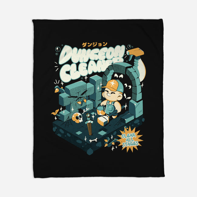 Dungeon Cleaner-None-Fleece-Blanket-ilustrata
