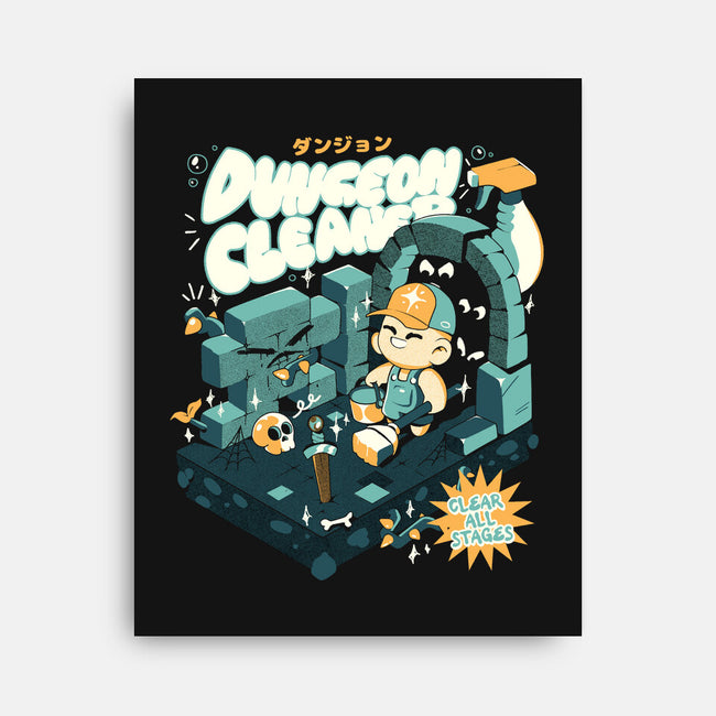 Dungeon Cleaner-None-Stretched-Canvas-ilustrata
