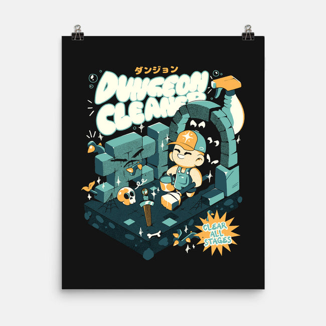 Dungeon Cleaner-None-Matte-Poster-ilustrata
