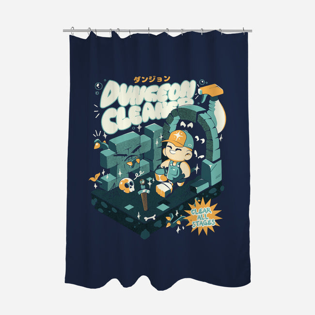 Dungeon Cleaner-None-Polyester-Shower Curtain-ilustrata