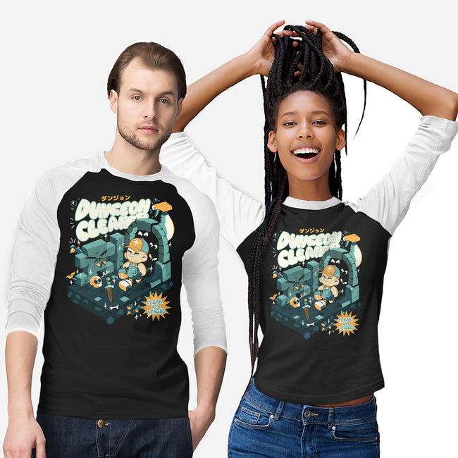 Dungeon Cleaner-Unisex-Baseball-Tee-ilustrata