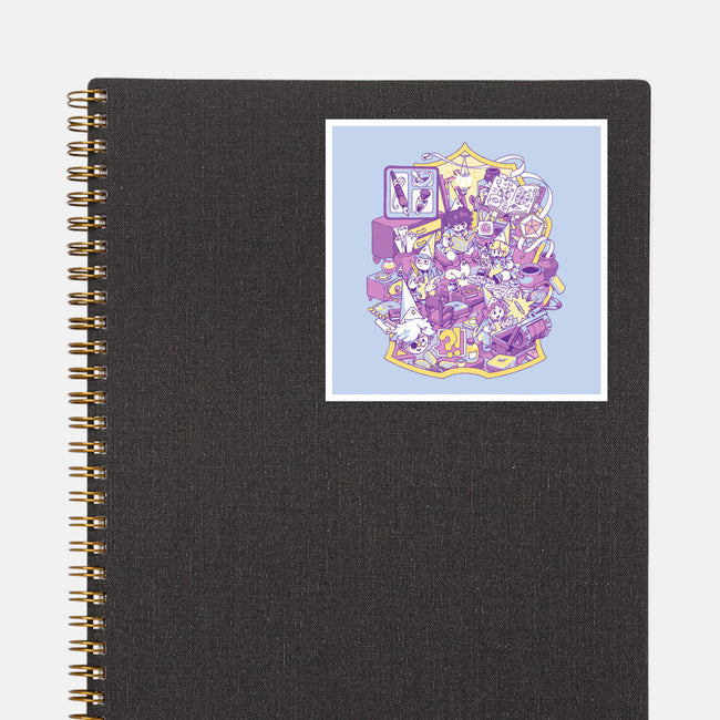 Witches Office-None-Glossy-Sticker-ilustrata