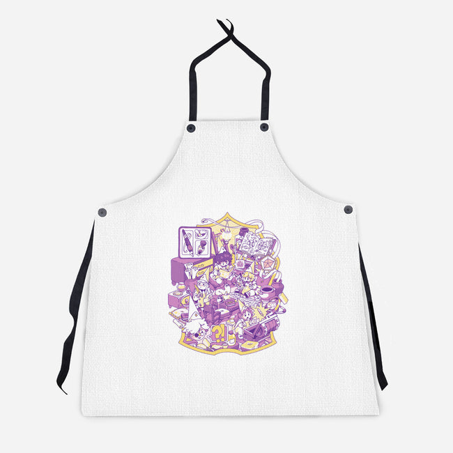 Witches Office-Unisex-Kitchen-Apron-ilustrata