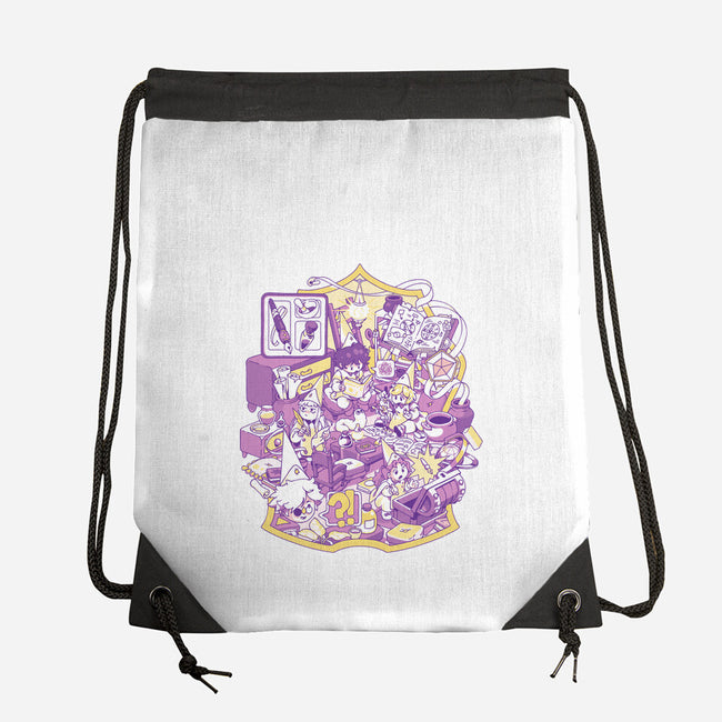 Witches Office-None-Drawstring-Bag-ilustrata