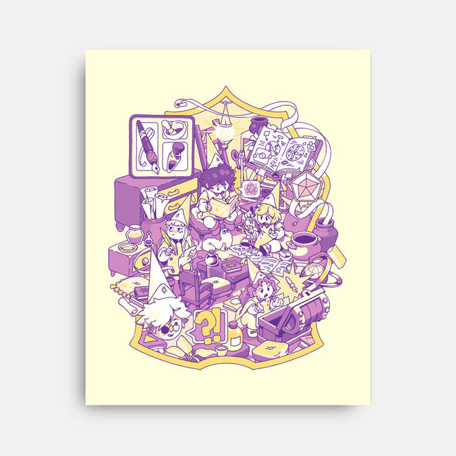 Witches Office-None-Stretched-Canvas-ilustrata