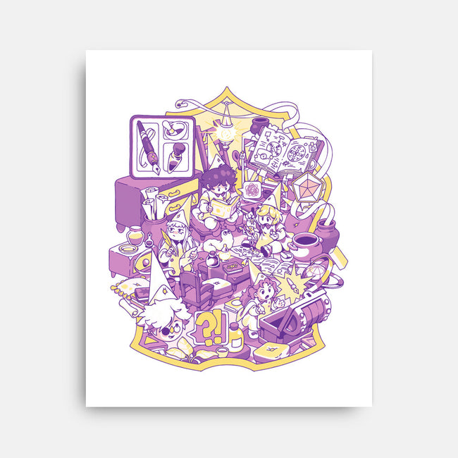 Witches Office-None-Stretched-Canvas-ilustrata