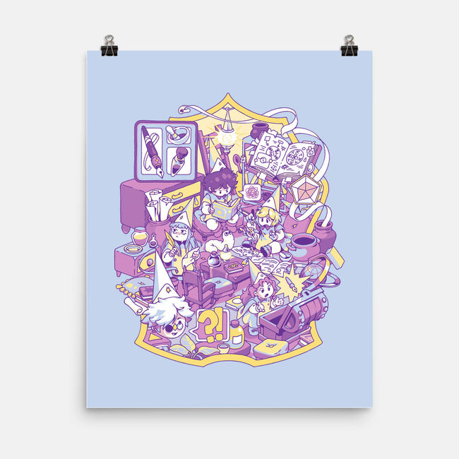 Witches Office-None-Matte-Poster-ilustrata