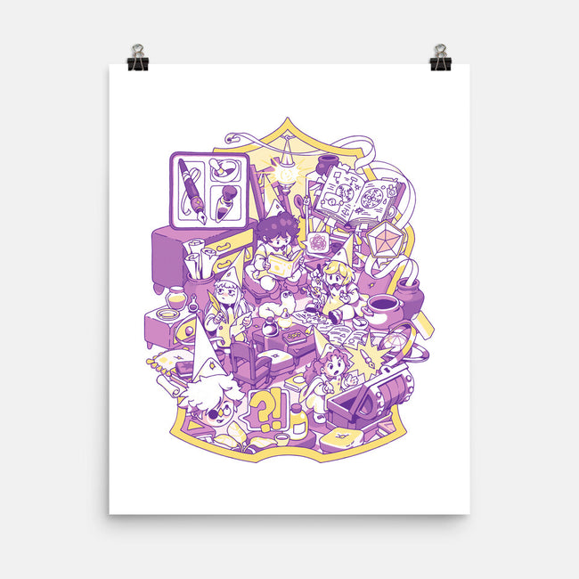 Witches Office-None-Matte-Poster-ilustrata