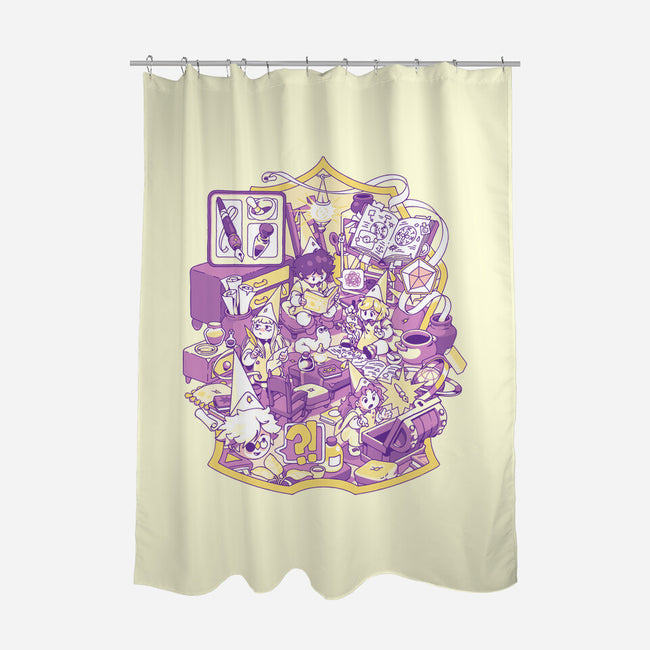 Witches Office-None-Polyester-Shower Curtain-ilustrata