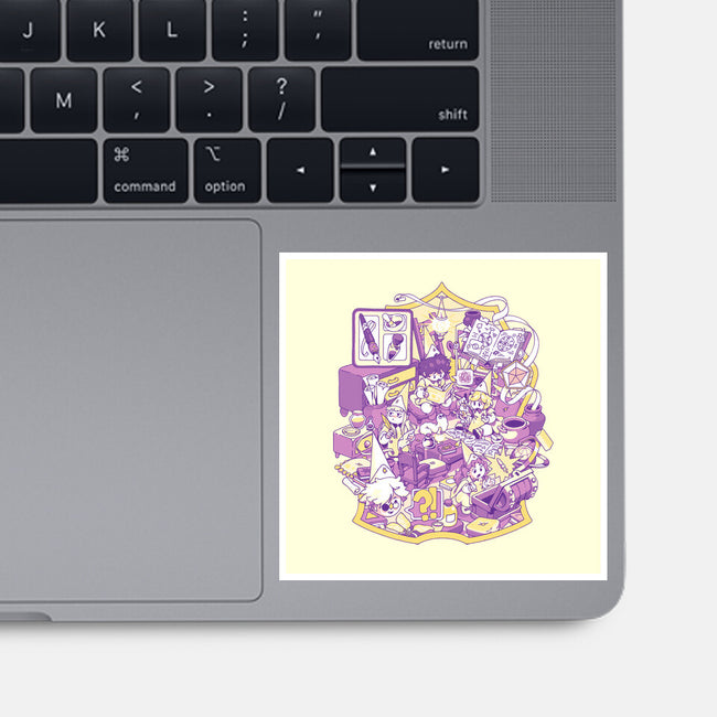Witches Office-None-Glossy-Sticker-ilustrata
