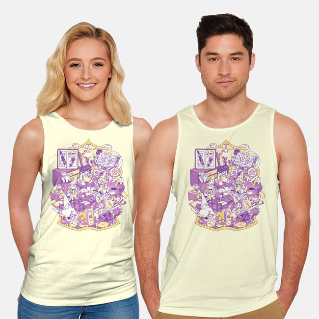 Witches Office-Unisex-Basic-Tank-ilustrata