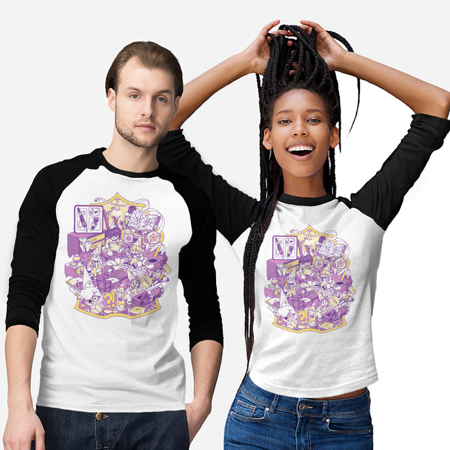 Witches Office-Unisex-Baseball-Tee-ilustrata