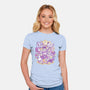 Witches Office-Womens-Fitted-Tee-ilustrata