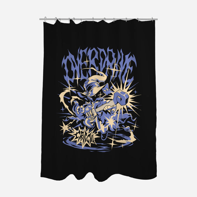 Overdrive-None-Polyester-Shower Curtain-ilustrata