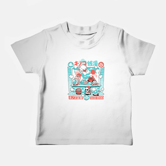Mushroom Bathhouse-Baby-Basic-Tee-ilustrata