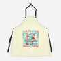 Mushroom Bathhouse-Unisex-Kitchen-Apron-ilustrata