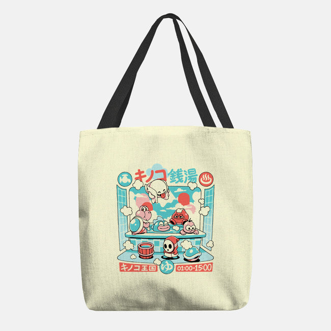 Mushroom Bathhouse-None-Basic Tote-Bag-ilustrata