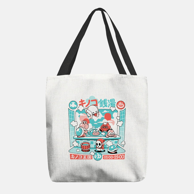 Mushroom Bathhouse-None-Basic Tote-Bag-ilustrata