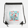 Mushroom Bathhouse-None-Drawstring-Bag-ilustrata