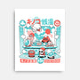 Mushroom Bathhouse-None-Stretched-Canvas-ilustrata