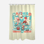Mushroom Bathhouse-None-Polyester-Shower Curtain-ilustrata