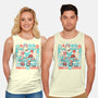 Mushroom Bathhouse-Unisex-Basic-Tank-ilustrata