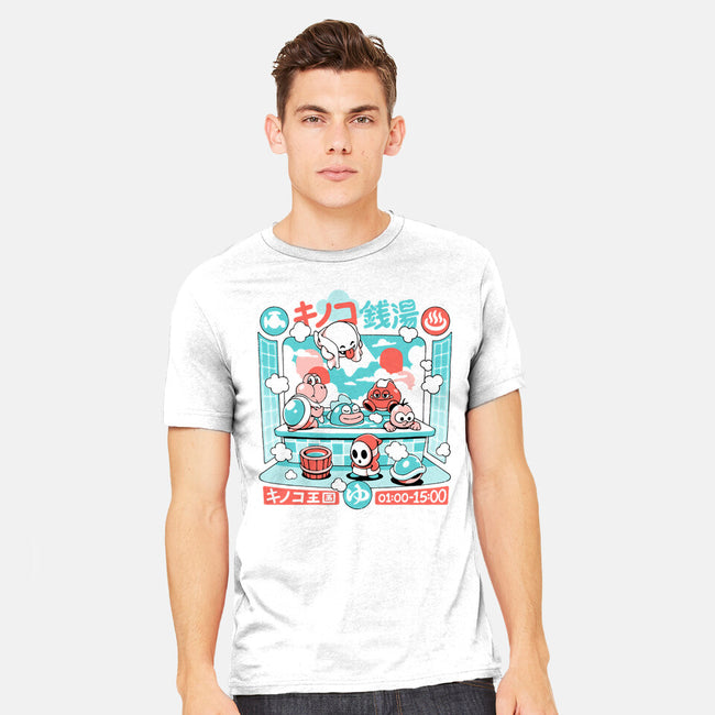 Mushroom Bathhouse-Mens-Heavyweight-Tee-ilustrata