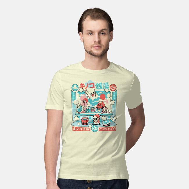 Mushroom Bathhouse-Mens-Premium-Tee-ilustrata