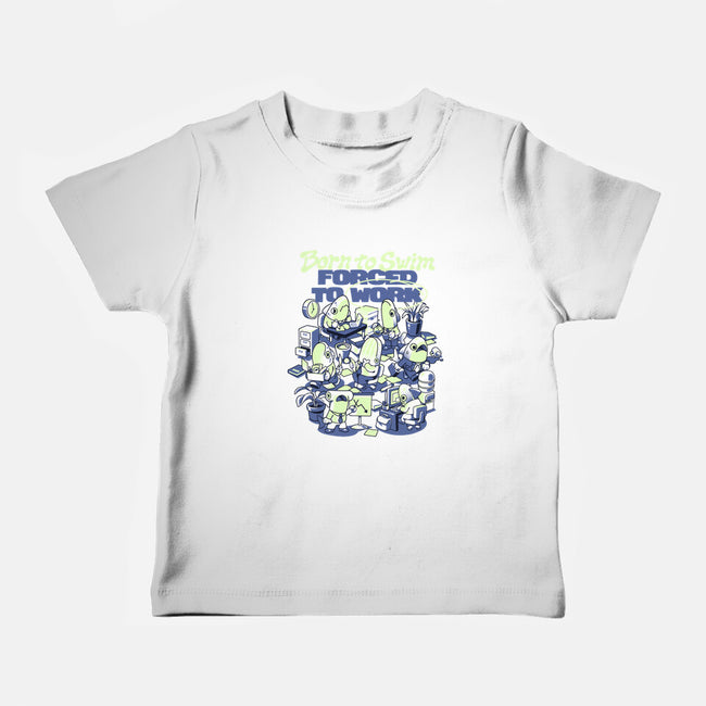 Fish Office-Baby-Basic-Tee-ilustrata