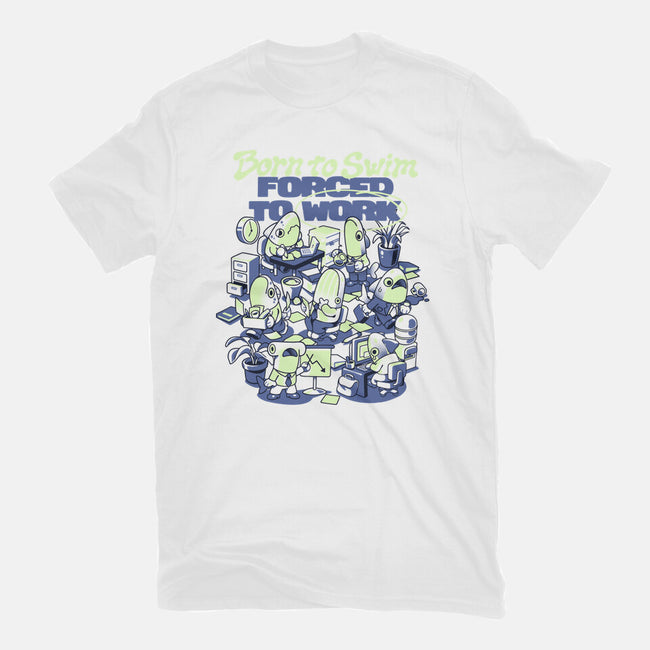 Fish Office-Mens-Premium-Tee-ilustrata