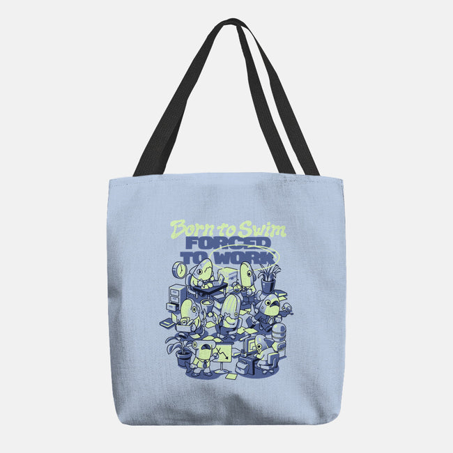 Fish Office-None-Basic Tote-Bag-ilustrata