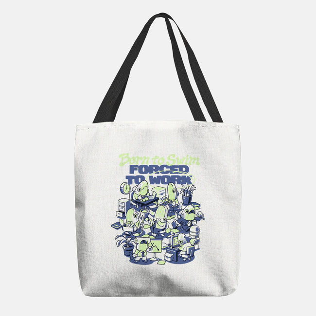 Fish Office-None-Basic Tote-Bag-ilustrata