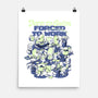 Fish Office-None-Matte-Poster-ilustrata