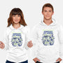 Fish Office-Unisex-Pullover-Sweatshirt-ilustrata