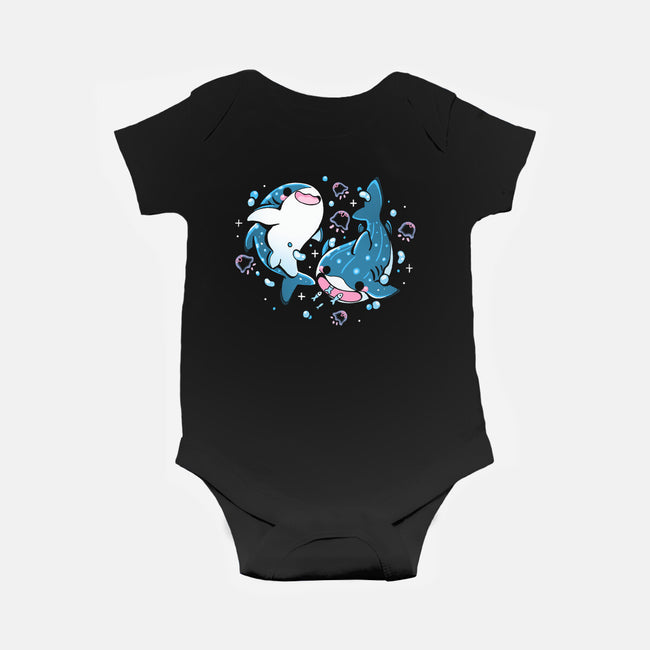 Whale Shark-Baby-Basic-Onesie-Vallina84