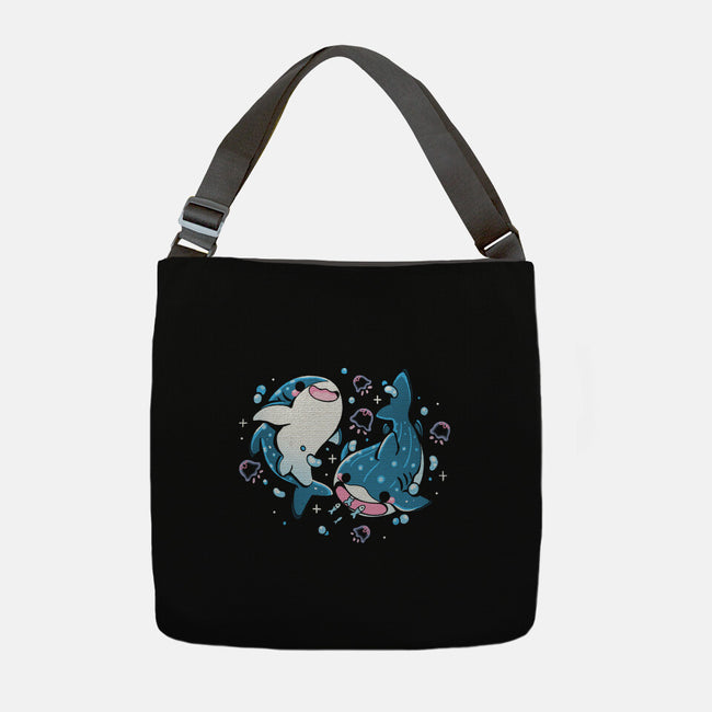 Whale Shark-None-Adjustable Tote-Bag-Vallina84
