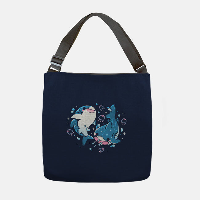 Whale Shark-None-Adjustable Tote-Bag-Vallina84