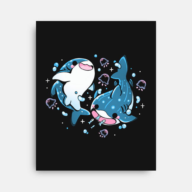 Whale Shark-None-Stretched-Canvas-Vallina84