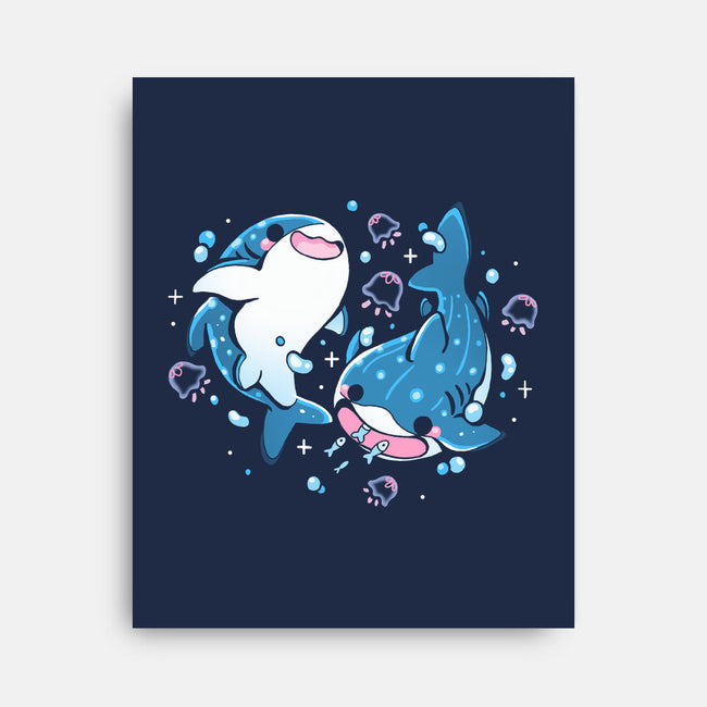 Whale Shark-None-Stretched-Canvas-Vallina84