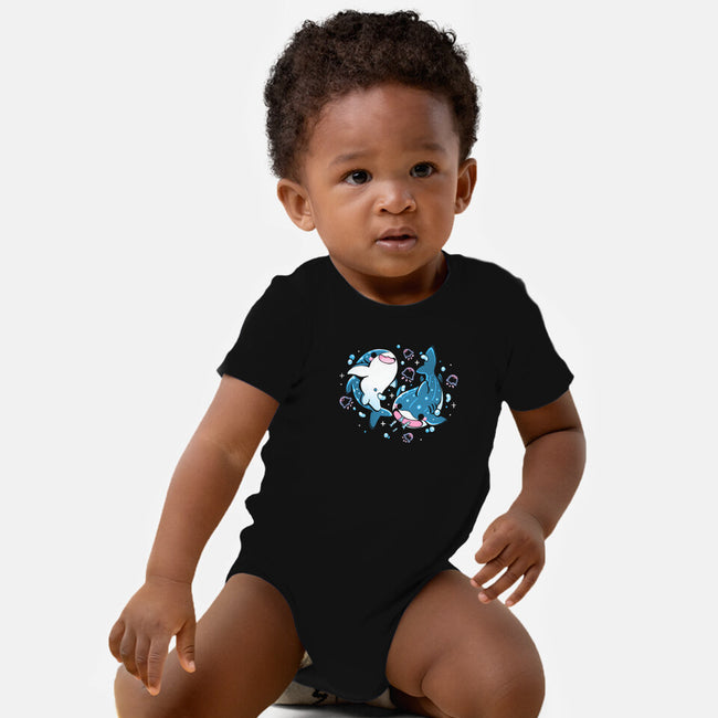 Whale Shark-Baby-Basic-Onesie-Vallina84