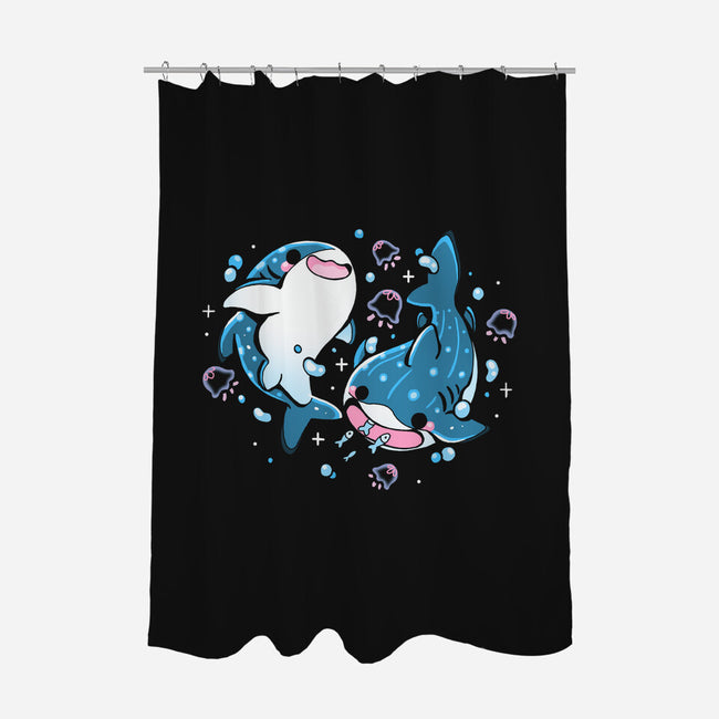 Whale Shark-None-Polyester-Shower Curtain-Vallina84