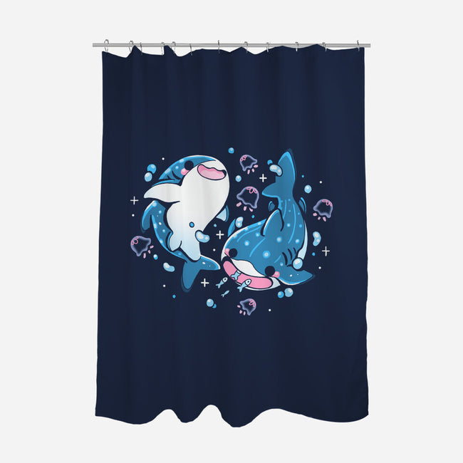 Whale Shark-None-Polyester-Shower Curtain-Vallina84