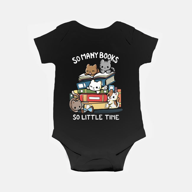 Too Many Books-Baby-Basic-Onesie-Vallina84
