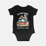 Too Many Books-Baby-Basic-Onesie-Vallina84