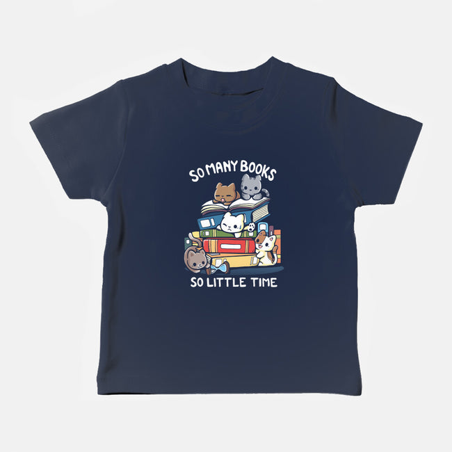 Too Many Books-Baby-Basic-Tee-Vallina84