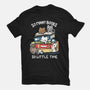 Too Many Books-Womens-Fitted-Tee-Vallina84