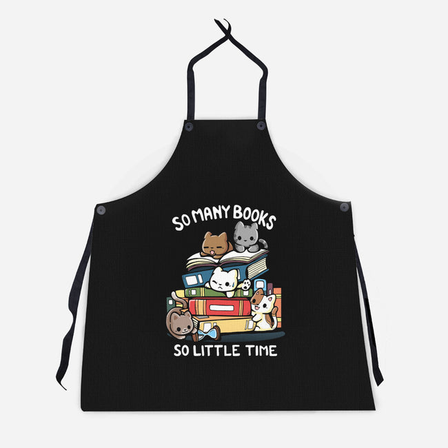Too Many Books-Unisex-Kitchen-Apron-Vallina84