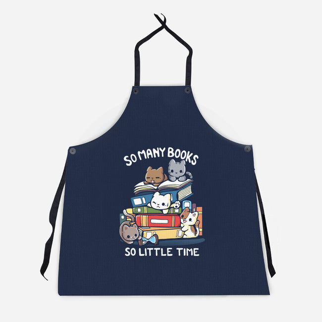 Too Many Books-Unisex-Kitchen-Apron-Vallina84