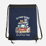 Too Many Books-None-Drawstring-Bag-Vallina84