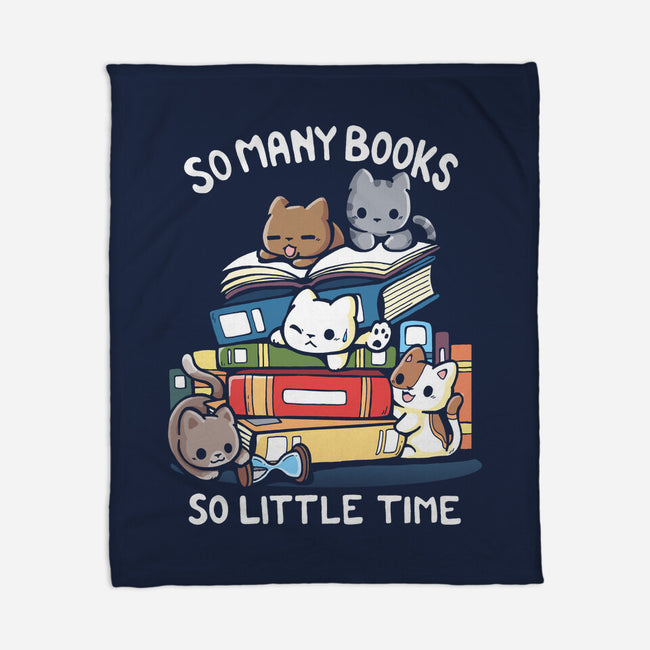 Too Many Books-None-Fleece-Blanket-Vallina84